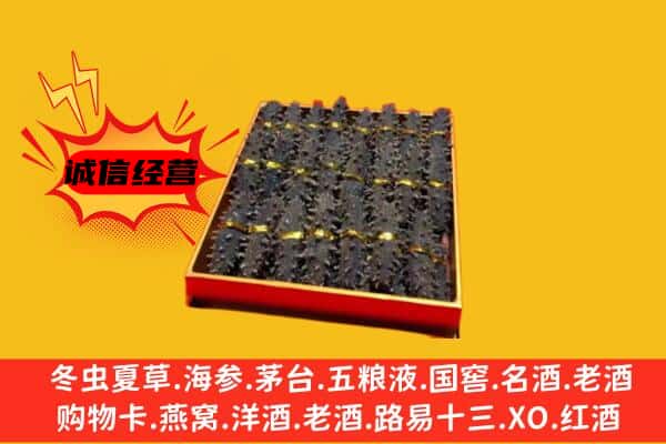 西平县回收海参